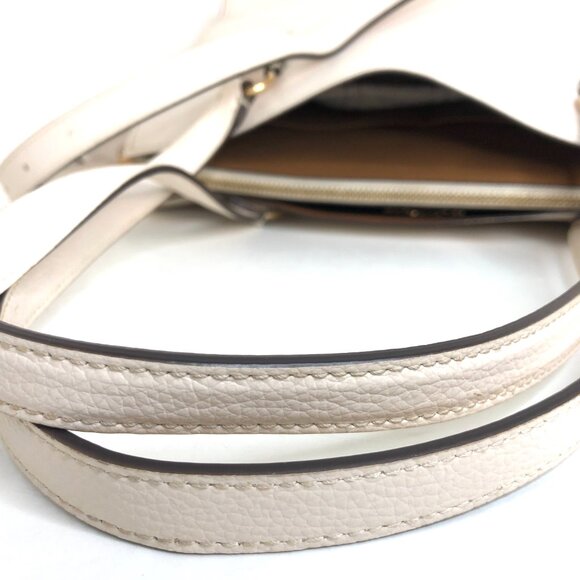 Coach Tatum Large Leather Carryall Tote Shoulder Bag Chalk (Cream) AUTHENTICATED - Picture 8 of 16